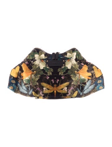 Alexander McQueen Satin Clutch