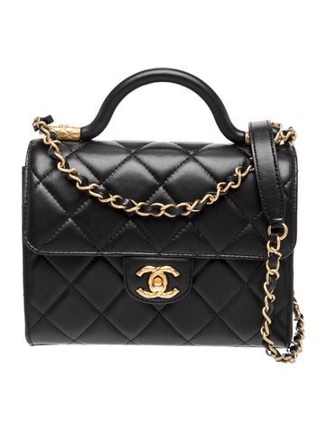 Small Top Handle Flap Bag
