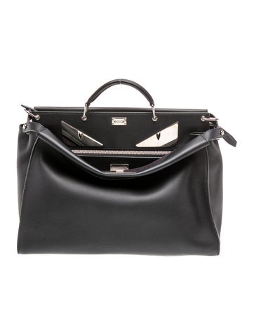 Fendi Leather Peekaboo Monster Eyes Large