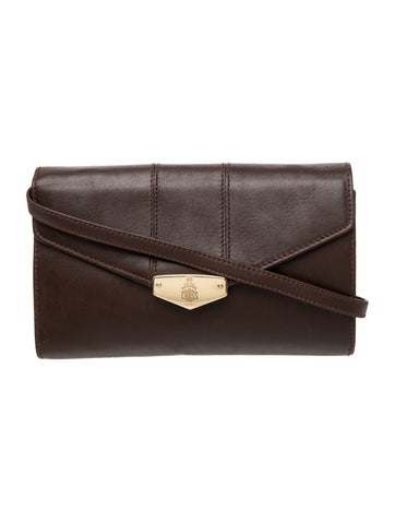Mark Cross Leather Clutch