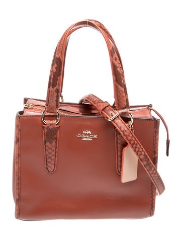 Coach Leather Top Handle Bag