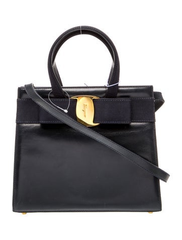 Leather Top Handle Bag