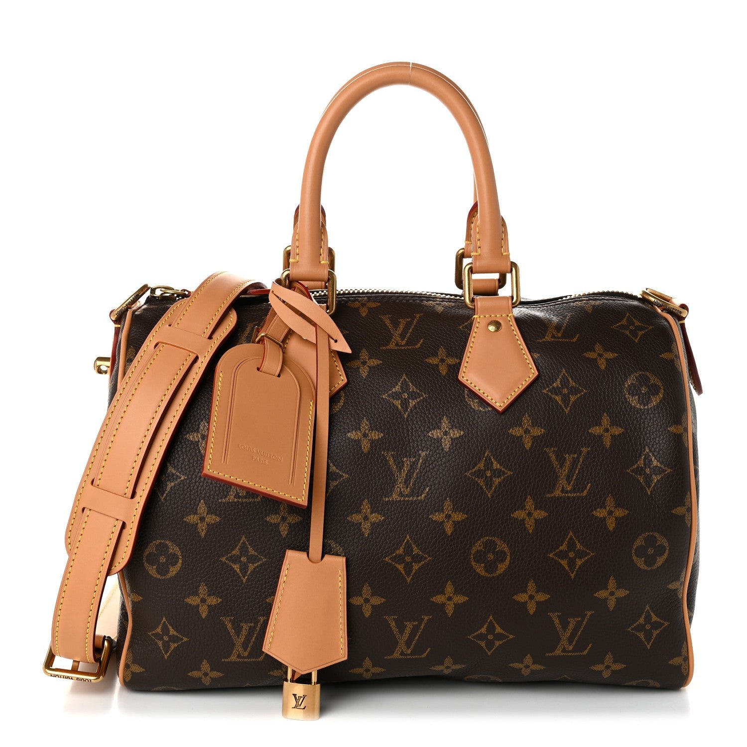 Louis Vuitton Louis Vuitton Calfskin Monogram Speedy P9 Bandouliere 30