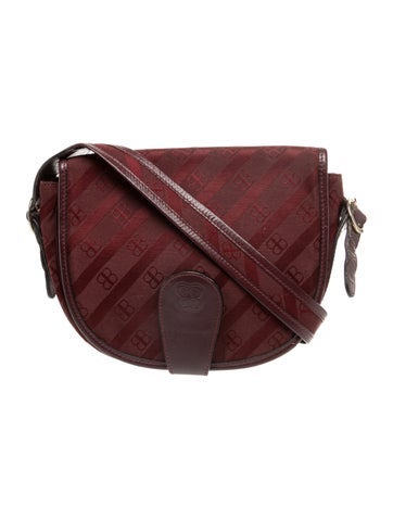Balenciaga Canvas Jacquard Shoulder Bag Vintage