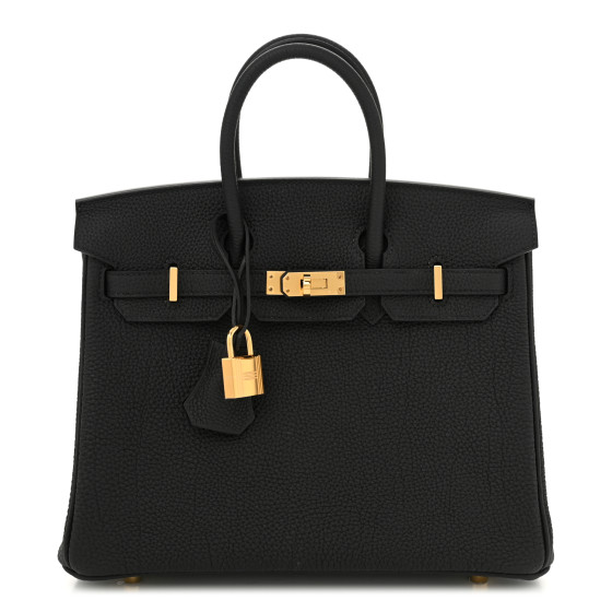 Hermes Togo Birkin 25 Black