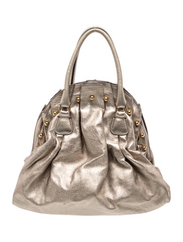 Valentino Leather Top Handle Bag