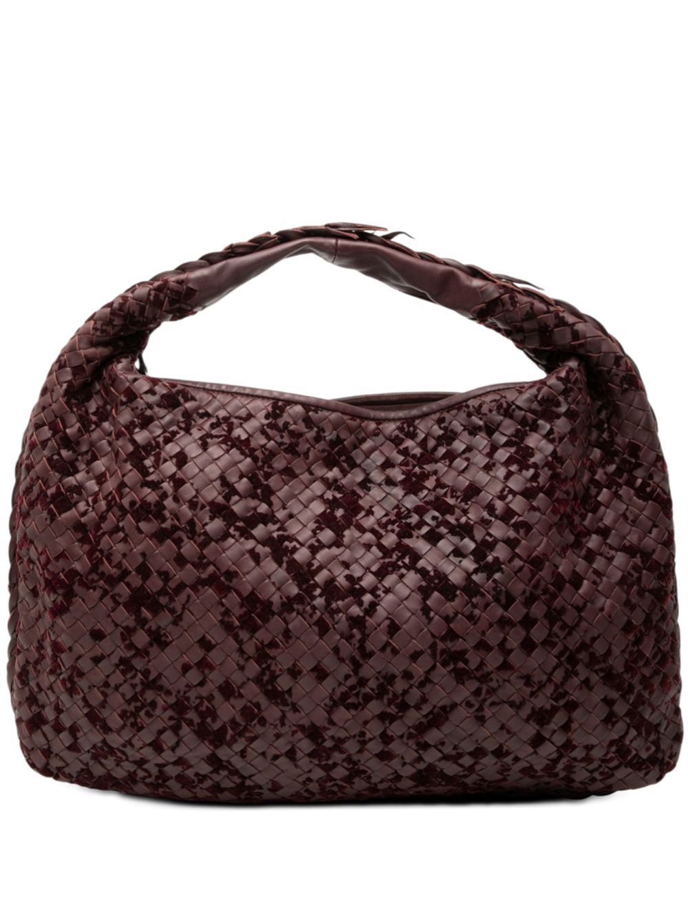 2012-2026 Medium Velvet Speckled Nappa Intrecciato Veneta hobo bag
