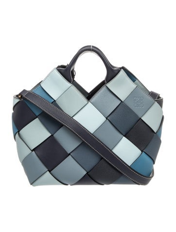 Leather Woven Basket
