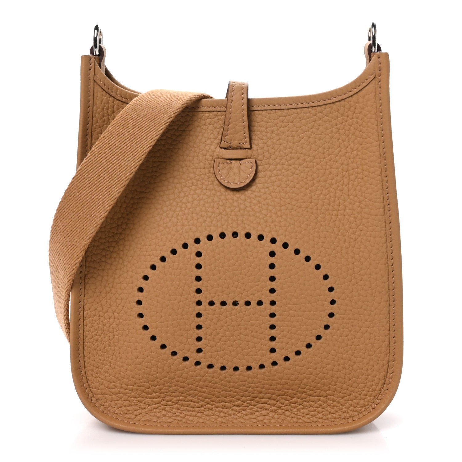 Hermes Taurillon Clemence Evelyne TPM Biscuit
