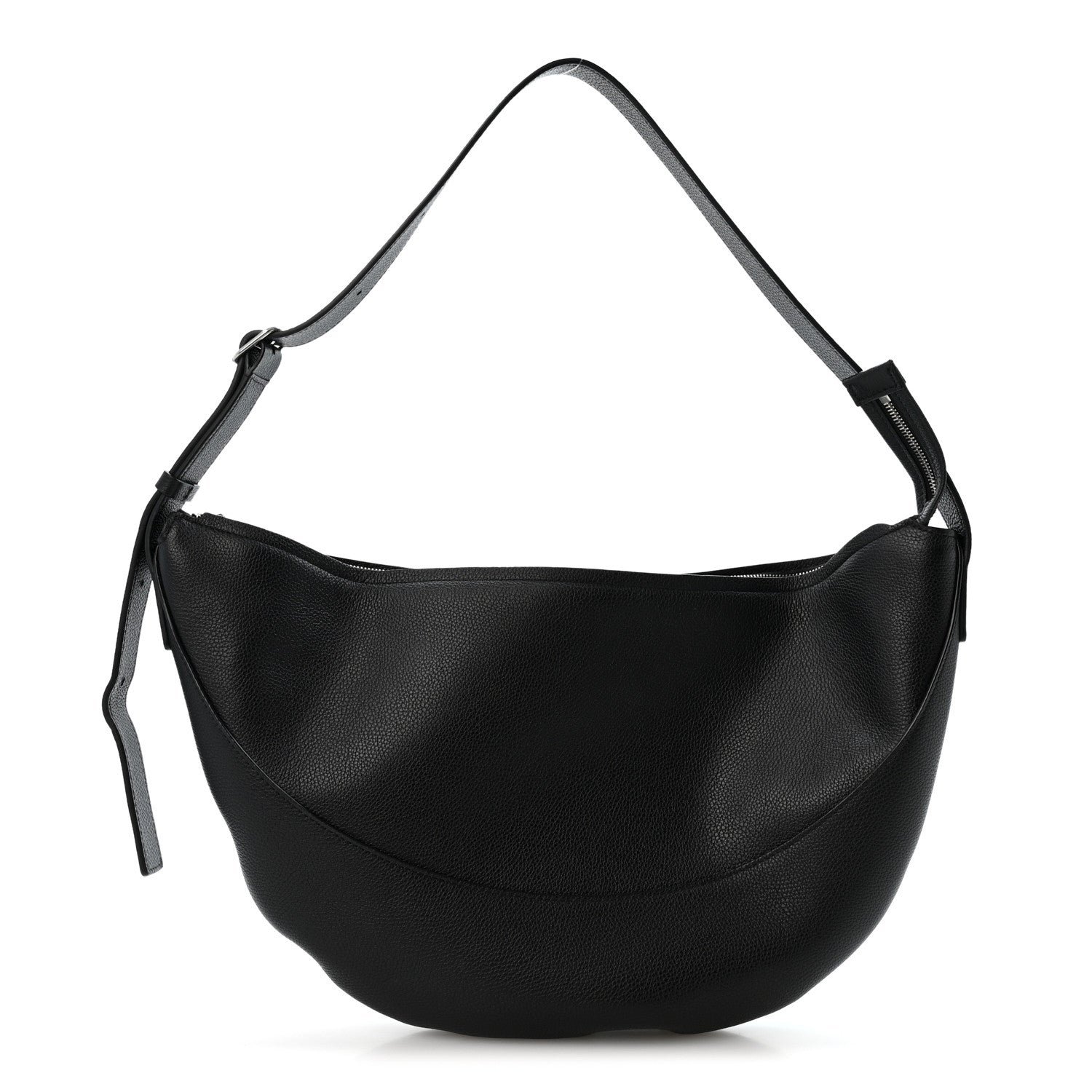 The Row Grained Calfskin Jouve Bag Black