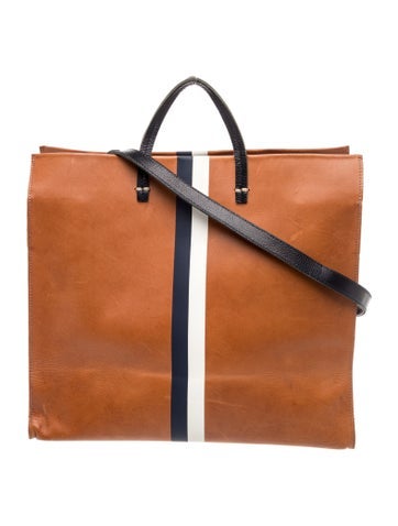Leather Top Handle Bag