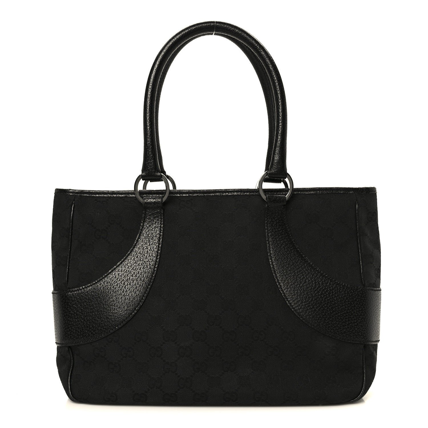Gucci Monogram Shoulder Bag Black