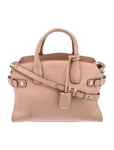 Leather Top Handle Bag