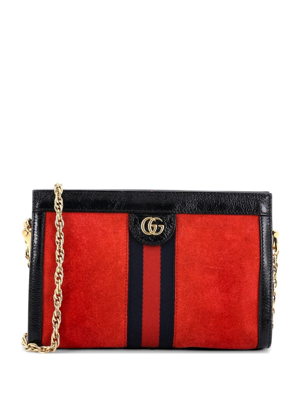 Ophidia Chain Suede Small shoulder bag
