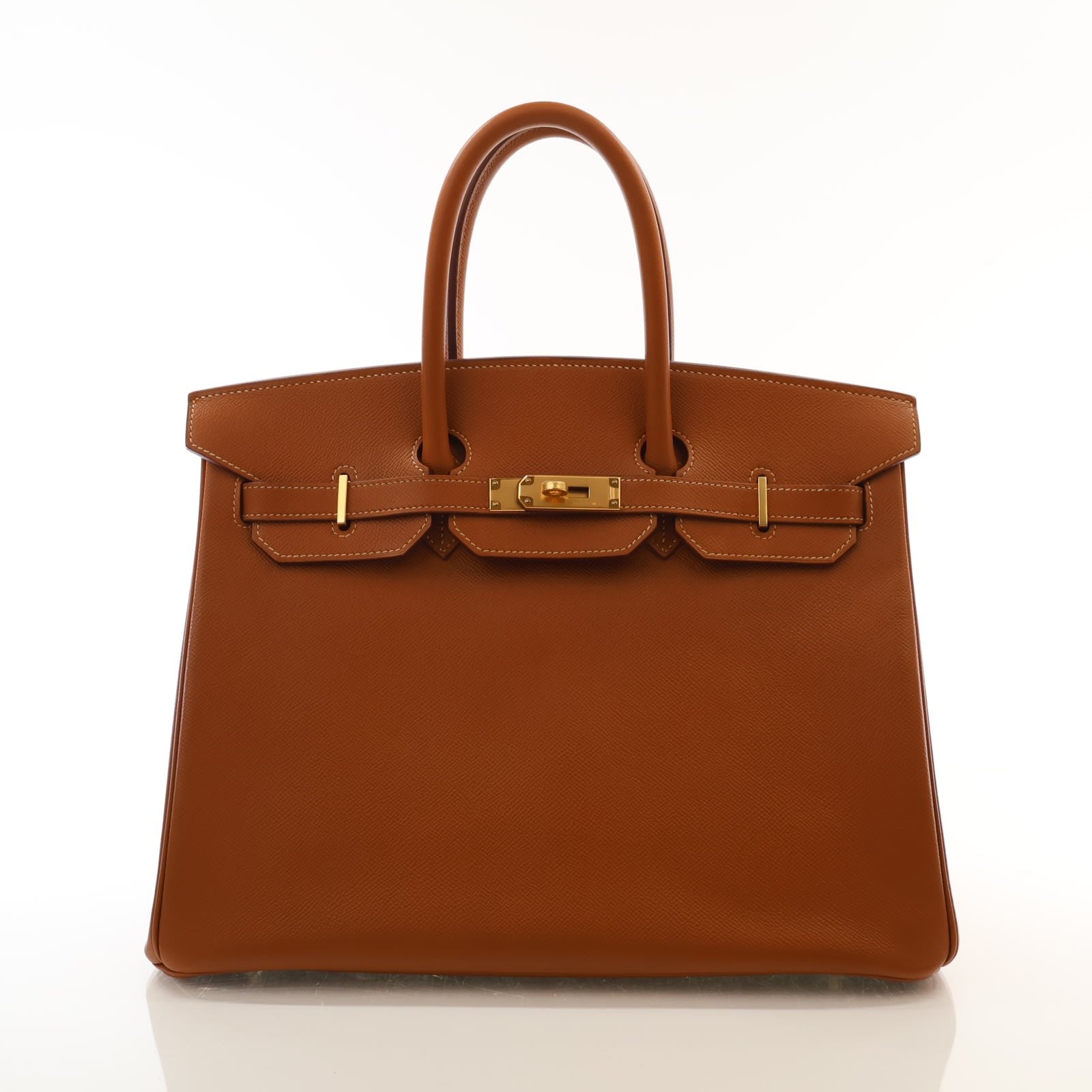 Hermes Vintage Gold Epsom Birkin 35
