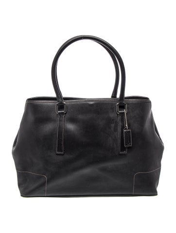 Leather Top Handle Bag