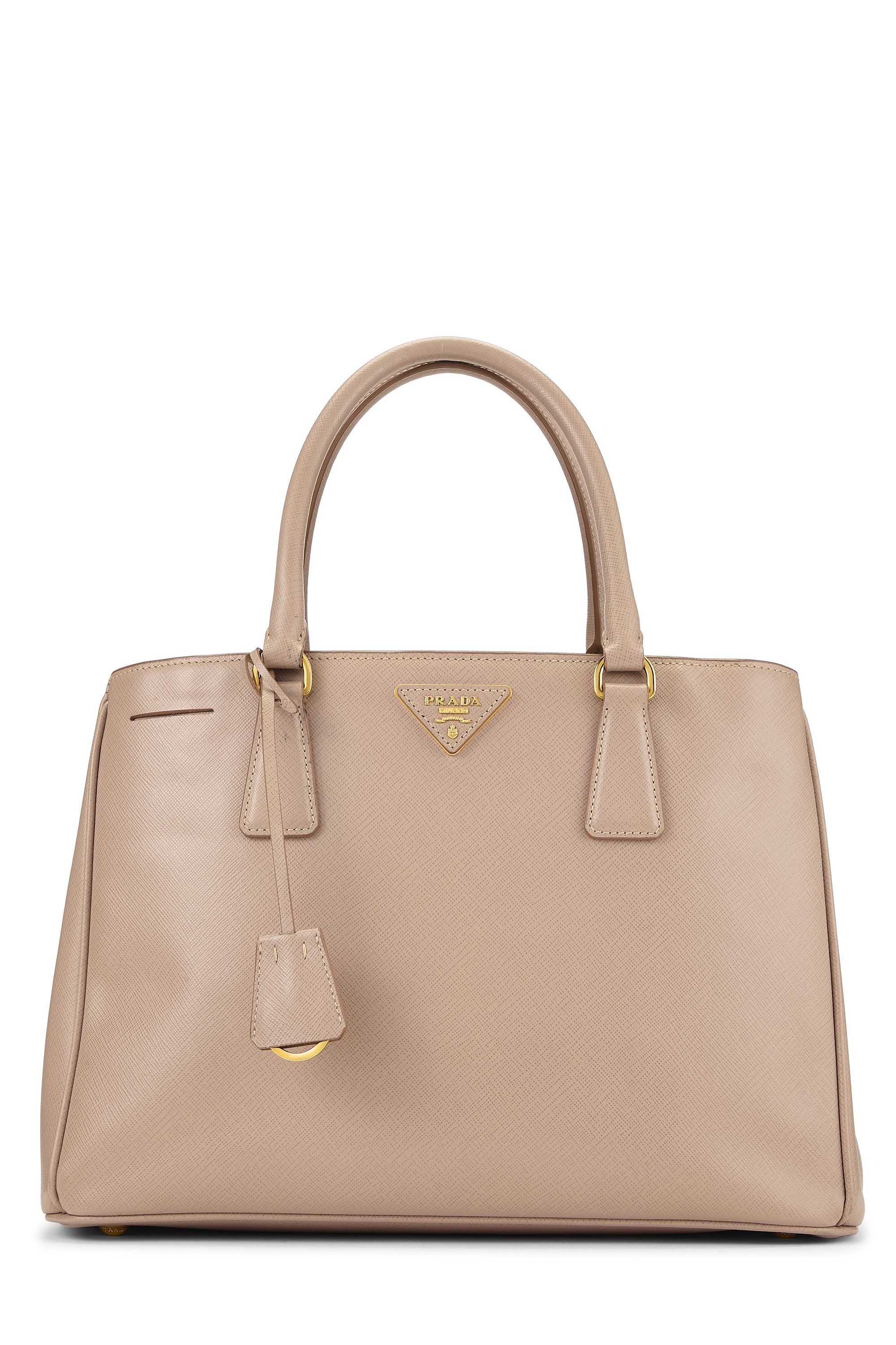 Prada Pink Saffiano Executive Tote Medium
