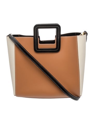 Staud Leather Top Handle Bag