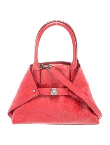 Leather Top Handle Bag
