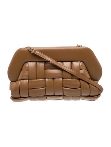 Themoire Leather Crossbody Bag
