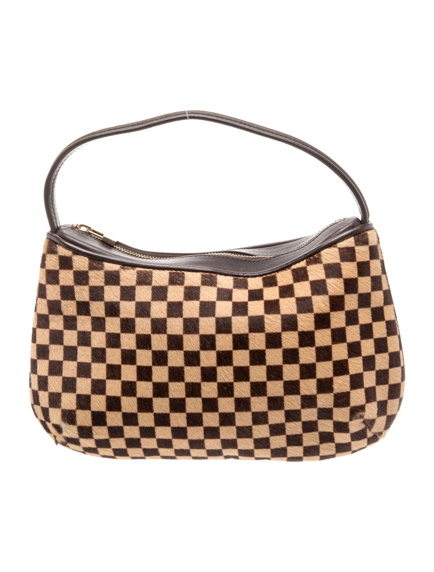 Ponyhair Damier Sauvage Tigre Vintage