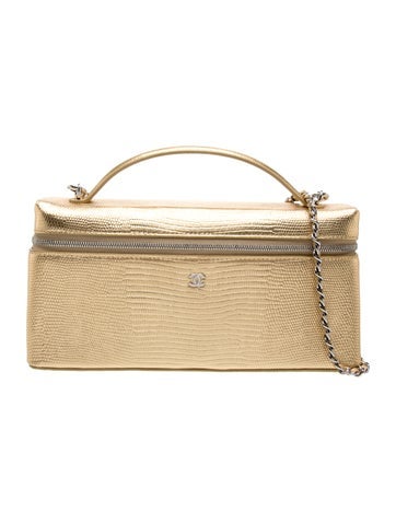 2026 Large Lizard Embossed Slim Vanity Case