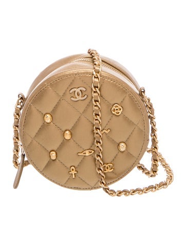 Paris-New York Egyptian Amulet Round Bag