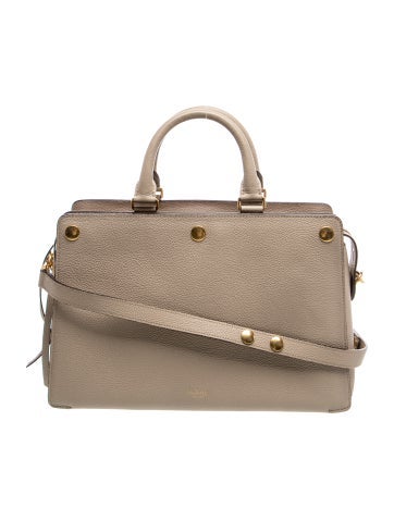 Leather Top Handle Bag
