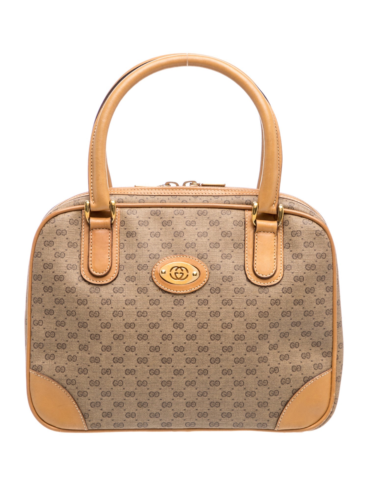 Interlocking G Top Handle Bag Vintage
