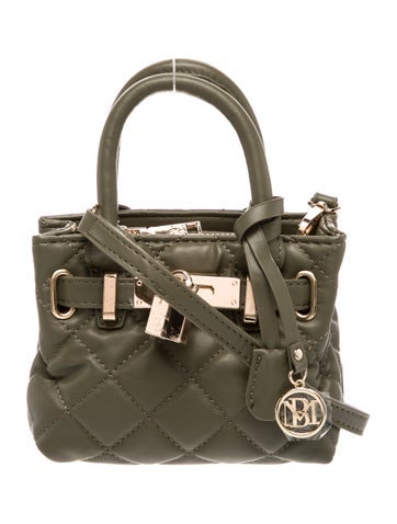 Badgley Mischka Vegan Leather Bucket Bag