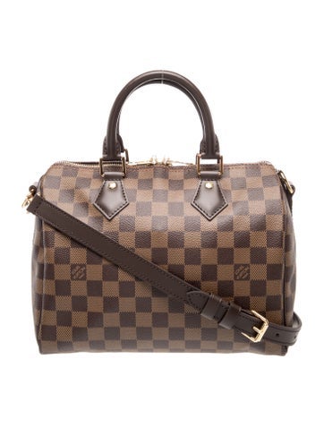 Damier Ebene Speedy Bandouliere 25