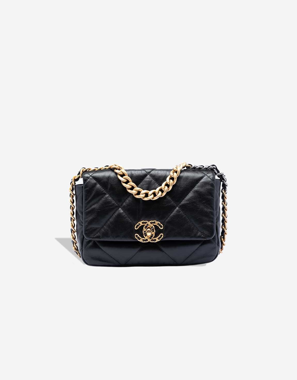 
		19 Flap Bag Lamb Black    