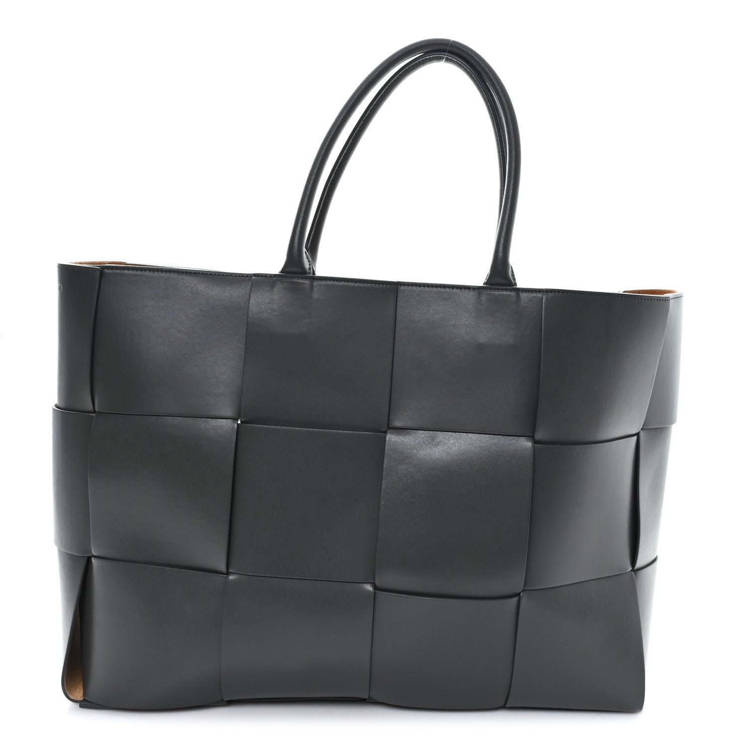 Bottega Veneta Nappa Maxi Intrecciato Large Arco Tote Grey