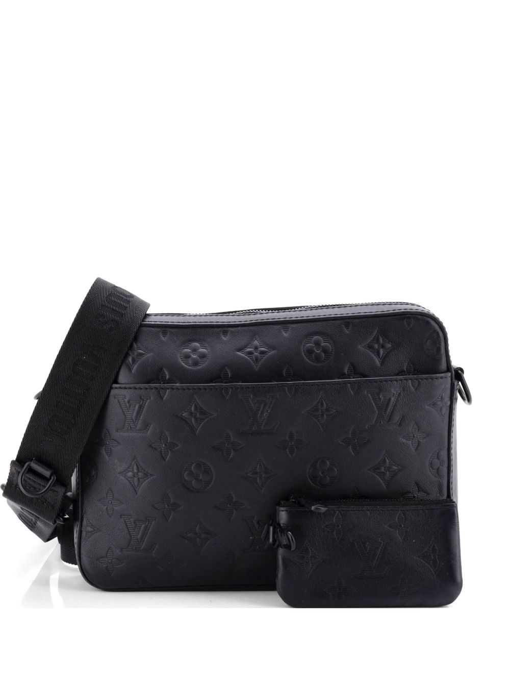 Duo Messenger Bag Monogram Shadow Leather crossbody bag