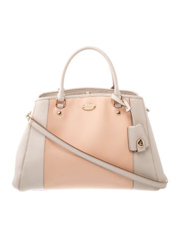 Leather Top Handle Bag