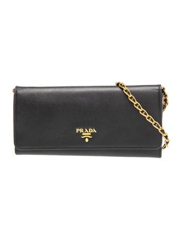 Prada Saffiano Metal Leather Shoulder Bag