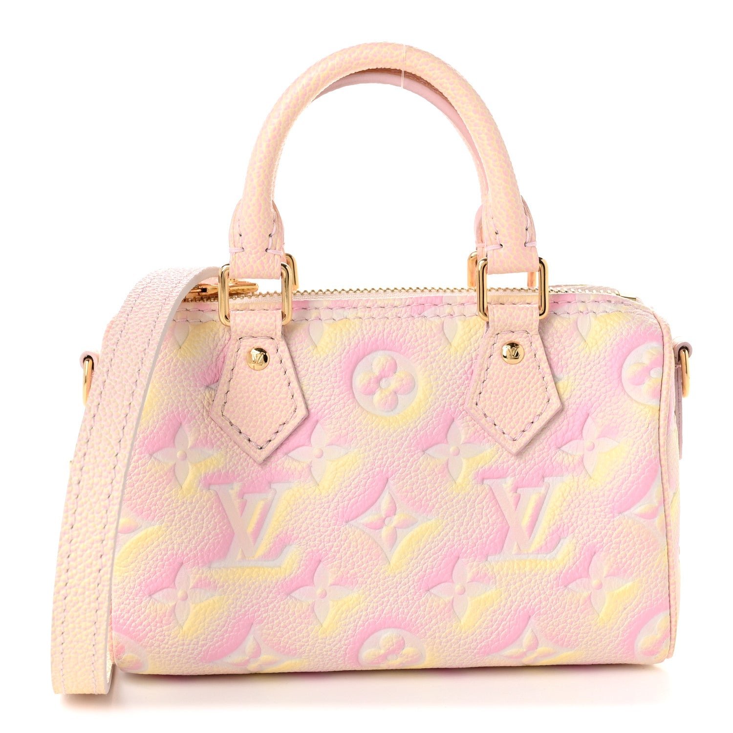 Louis Vuitton Empreinte Monogram Summer Stardust Nano Speedy Pink