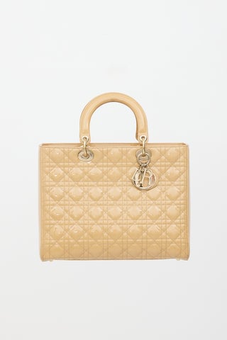 2011 Patent Large Lady Dior Bag