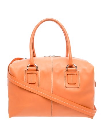 Leather Top Handle Bag