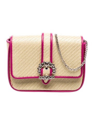 Raffia Crossbody Bag
