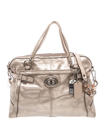 Leather Top Handle Bag