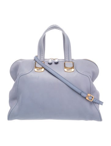 Leather Top Handle Bag