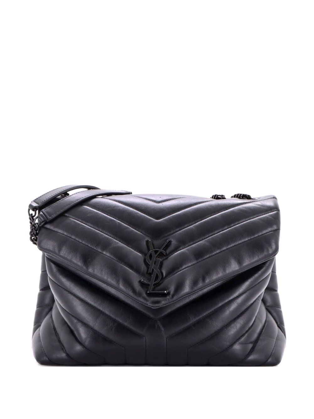 Loulou Matelasse Chevron Leather Medium shoulder bag