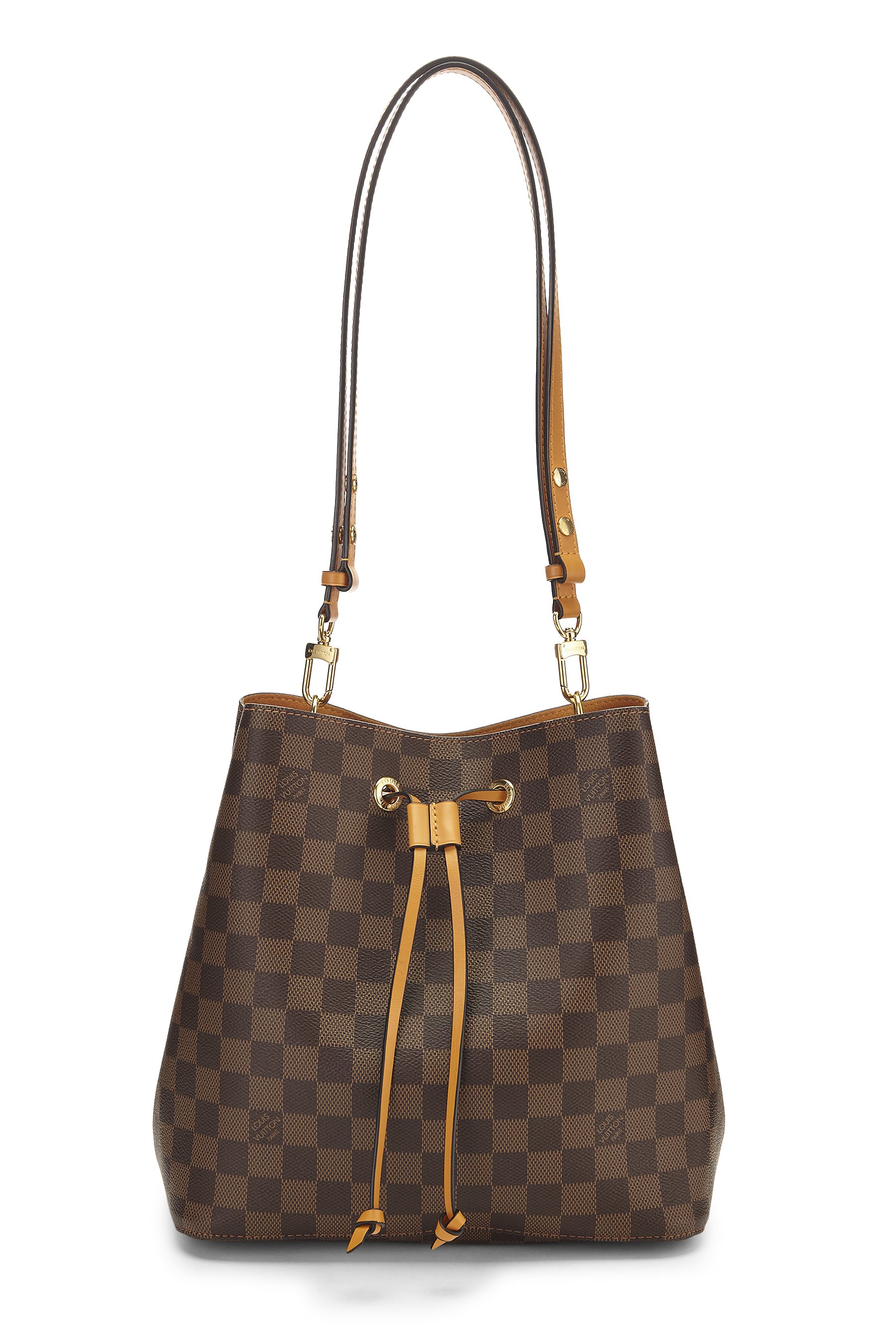 Louis Vuitton Orange Damier Ebene Neo Noé