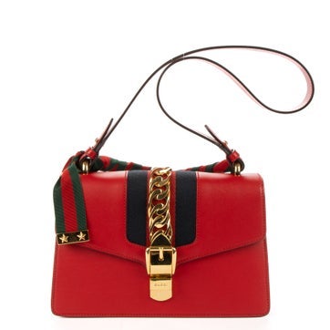 Leather Small Sylvie Chain Bag