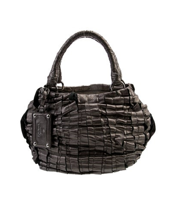 Prada Nappa Leather Top Handle Bag