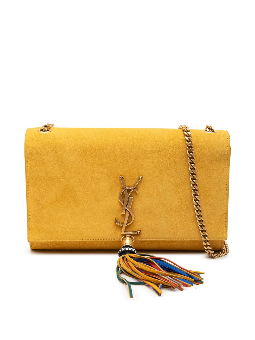 2017 Medium Suede Monogram Kate Tassel crossbody bag
