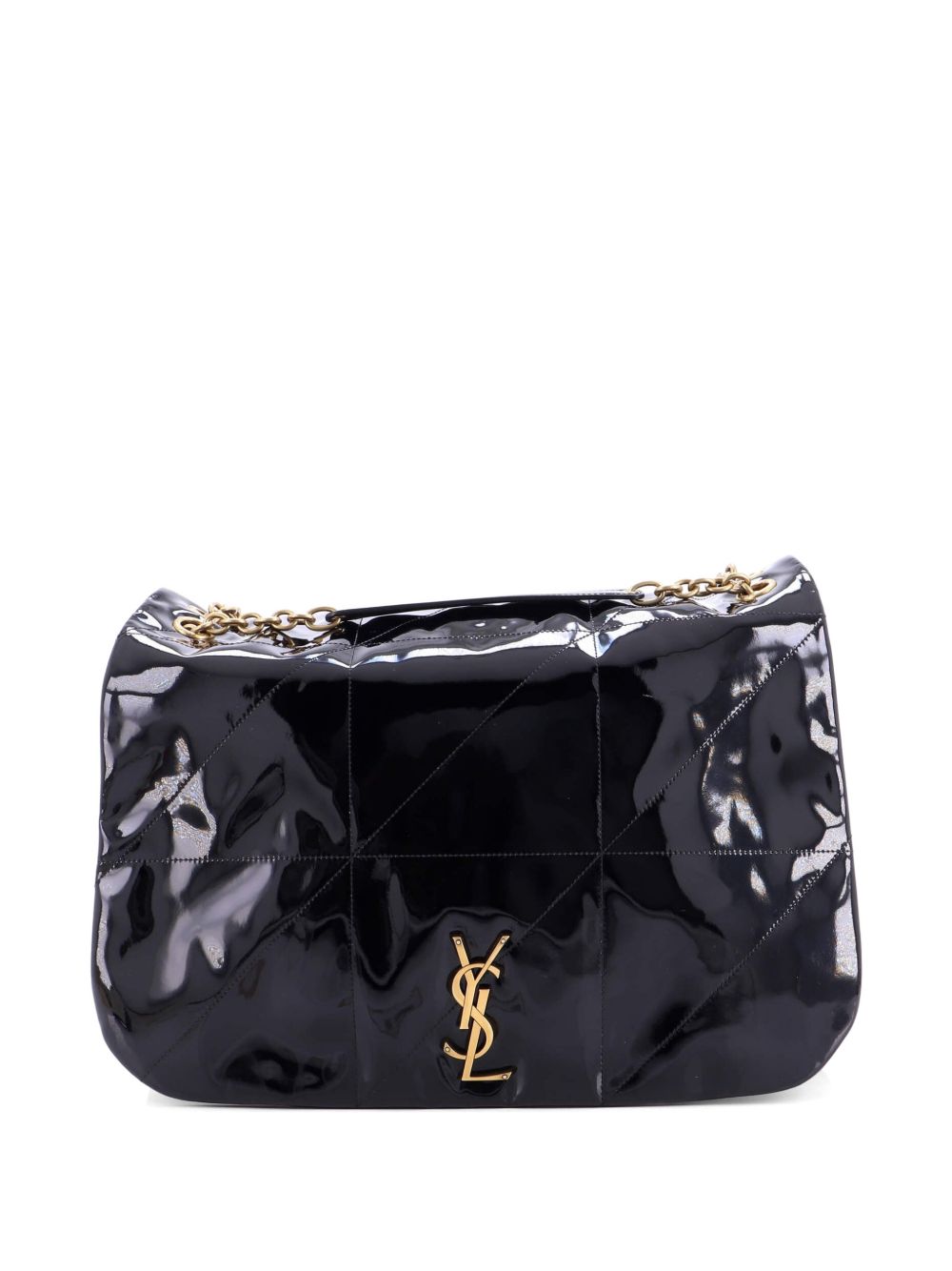Jamie 4.3 Quilted Patent Large shoulder bag