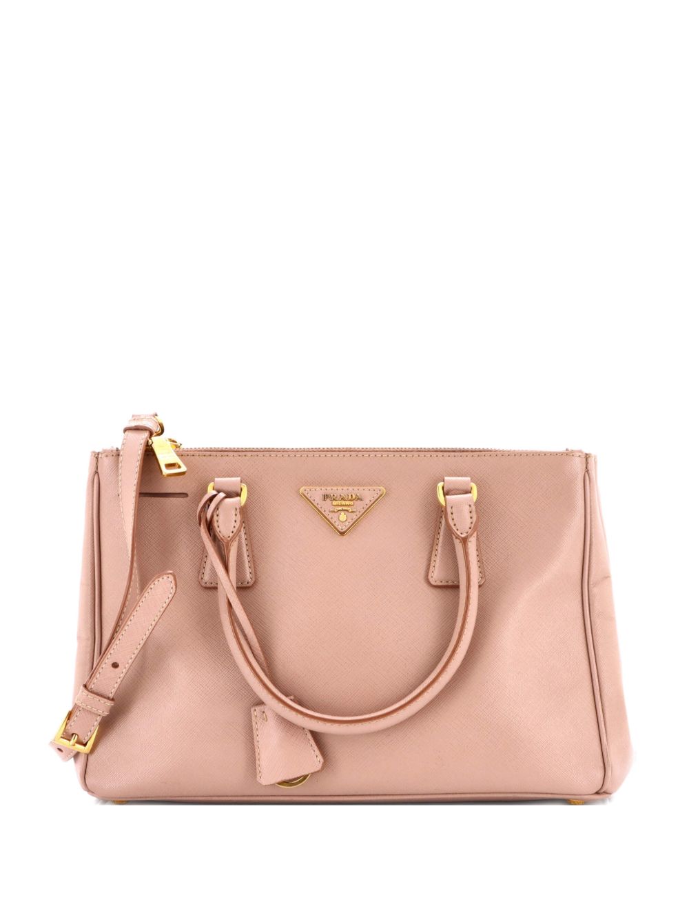Double Zip Lux Saffiano Leather Medium tote bag