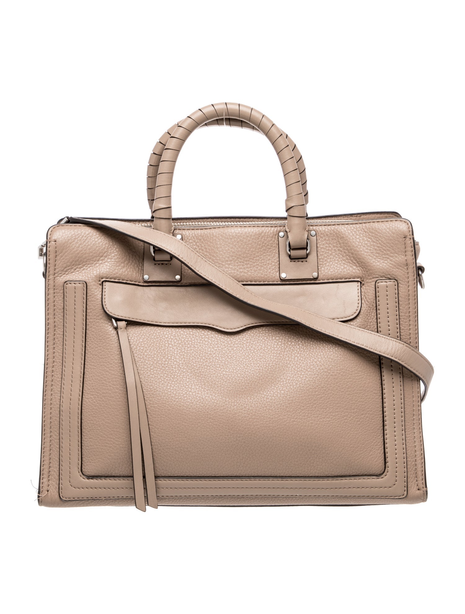 Leather Top Handle Bag